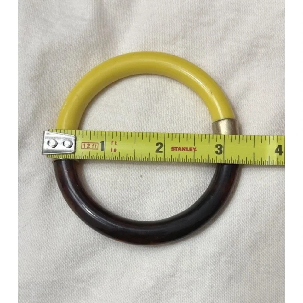 Marc Jacobs yellow and brown bangle bracelet jewellery